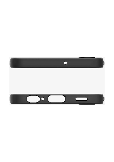 Spigen Galaxy A15 İle Uyumlu Kılıf Liquid Air Matte Black Siyah