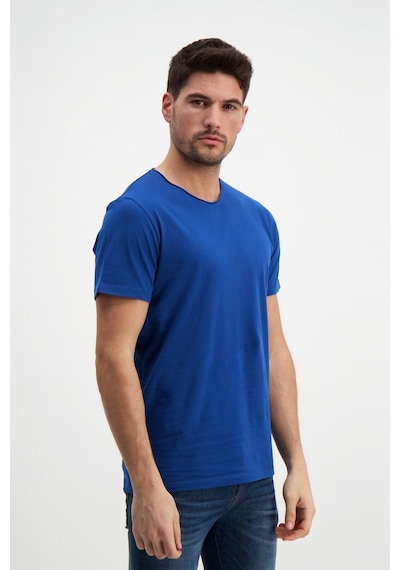 Rich Erkek Yıkamalı Basic T-Shirt (481343701)