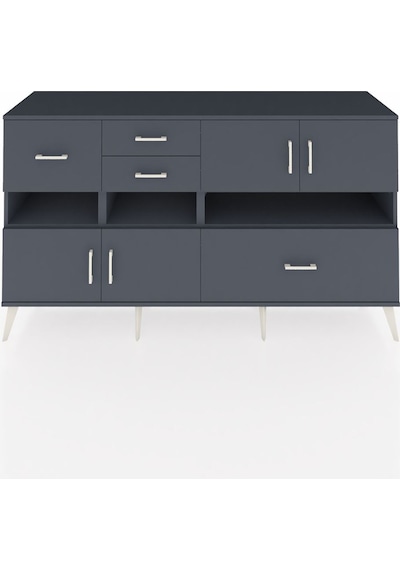 Hyperion Konsol 5 Raflı 4 Çekmeceli 4 Kapaklı 176x44x99 Antrasit- Antrasit-antrasit Hyperion Konsol 5 Raflı 4 Çekmeceli 4 Kapaklı 176x44x99 Antrasit- Antrasit-antrasit
