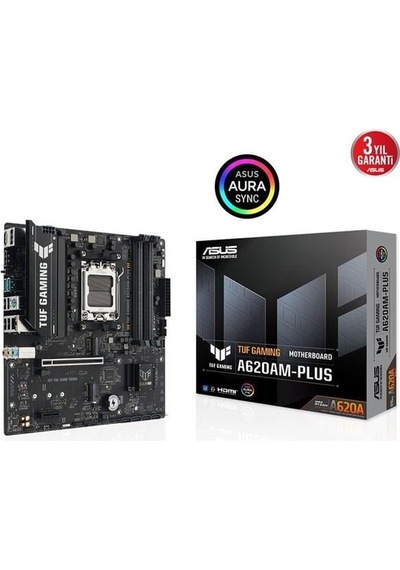 Asus Tuf Gamıng A620am-plus Ddr5 Hdmı-dp Pcıe 4.0 Am5 Matx