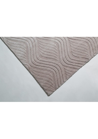 Çam Halı Emboss Jr10 Krem Modern Desen Yeni Zellanda Yünü Ve Visk 130X190 Krem