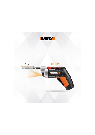 WORX WX252 4Volt/1.5Ah. Li-ion Şarjlı Tornavida + 10 adet Bits Uç