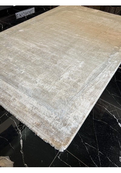 Sanat Halı Doku 1233 Vizon Gri Modern Salon Halısı