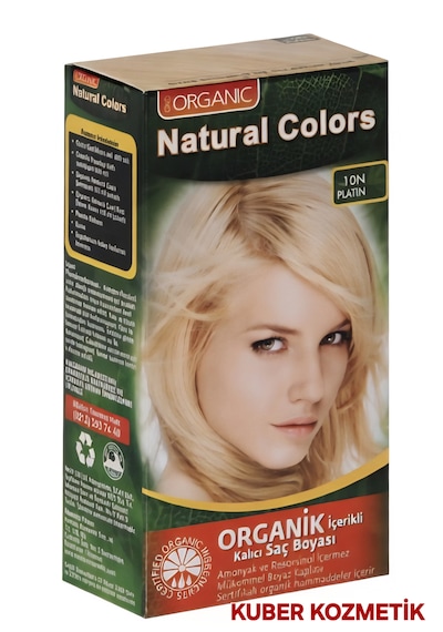 Natural Colors 10n Açık Sarı Organik İçerikli Amonyaksız Kalıcı Saç Boyası