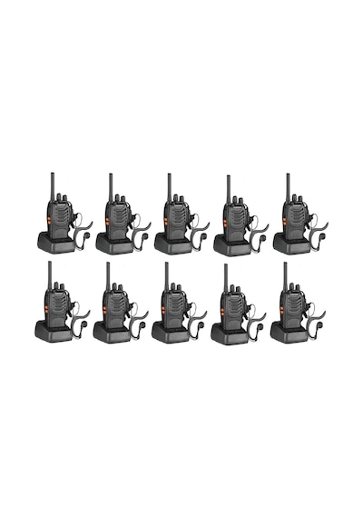 10lu Baofeng Bf-88e Lisanssız Pmr 446 El Telsizi Kulaklık Dahil Set