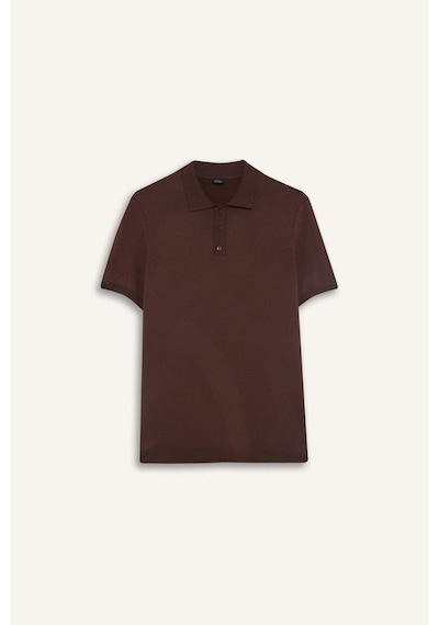 DeFacto Standart Fit Polo Yaka Triko Kısa Kollu Tişört E3241AX25SPBN496 DeFacto Standart Fit Polo Yaka Triko Kısa Kollu Tişört E3241AX25SPBN496