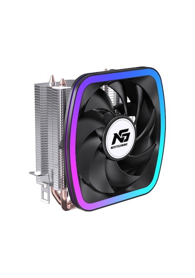 Ng Frost 200 120w Tdp F-rgb Fanlı Sessiz Kule Tipi Cpu 2 Borulu Soğutucu Siyah
