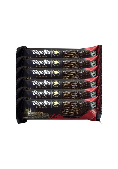 Beyoğlu Bitter Gofret 40gr X6