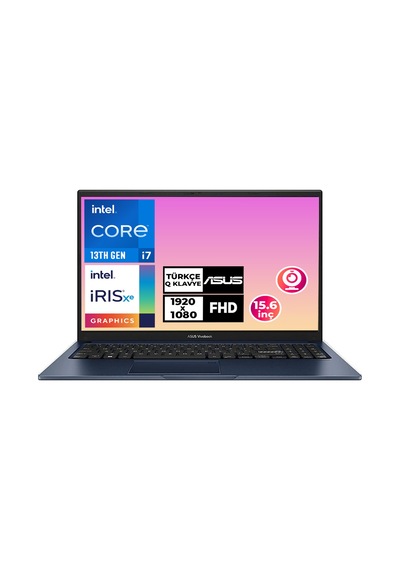 Asus Vivobook 15 X1504VA-NJ1499011 i7-1355U 16 GB 512 GB SSD 15.6" W11P FHD Dizüstü Bilgisayar