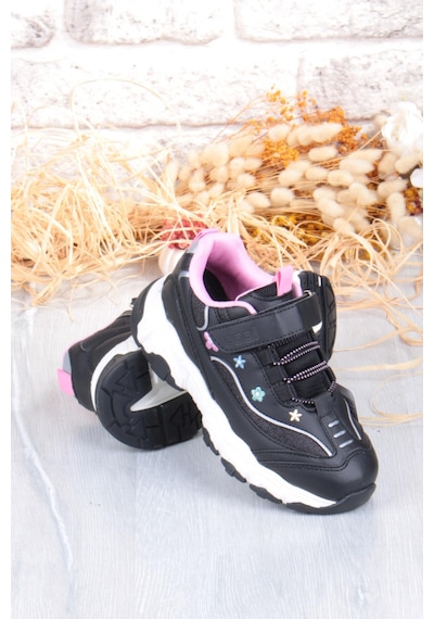 Fort Cool Bella Rahat Hafif Sneaker Kız Çocuk Ayakkabı Siyah