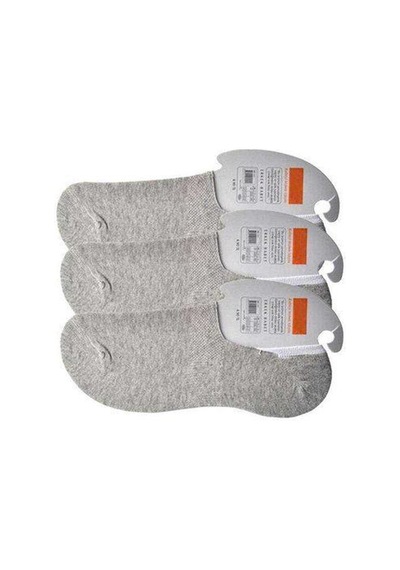 Northcity Gri Erkek Babet Çorap 3'lü Paket - %80 Pamuklu Rahat Ve Nefes Alabilir Çorap Northcity Gri Erkek Babet Çorap 3'lü Paket - %80 Pamuklu Rahat Ve Nefes Alabilir Çorap
