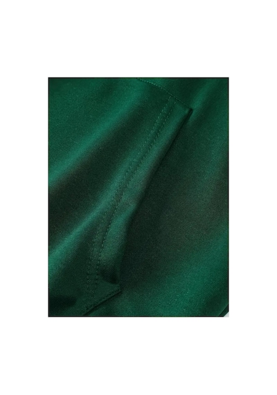 Medinenur Eşsiz Desen Kalın İçi Yumuşacık Sweatshirt Yeşil