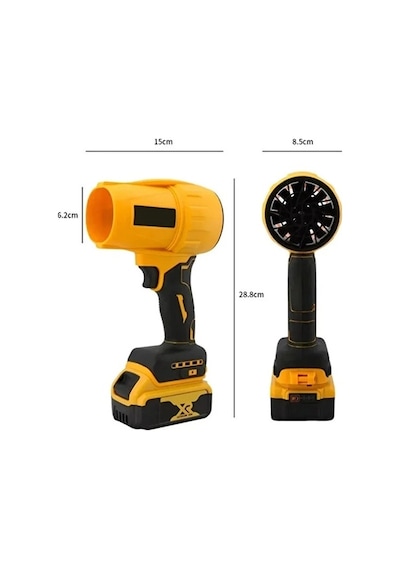 Ahv-18 Turbo Hava Üfleyici 4 Kademe Hız 21v 431w Kablosuz Blower 32.000 Rpm 1
