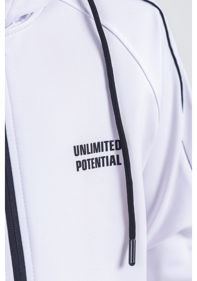Dalgıç Kumaş Unisex Çocuk Eşofman Takımı Unlimited Potential Esf1725y BEYAZ