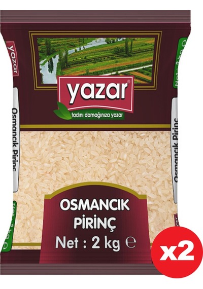 Yazar Osmancık Pirinç 2 x 2 KG