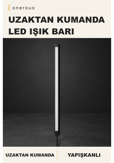 Onerous Led Led Işık, Uzaktan Kumandalı, Yapışkanlı Mavi 60696442
