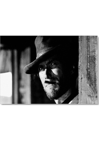 Cakasepetim İyi Kötü Çirkin Clint Eastwood Sb Ahşap Mdf Tablo