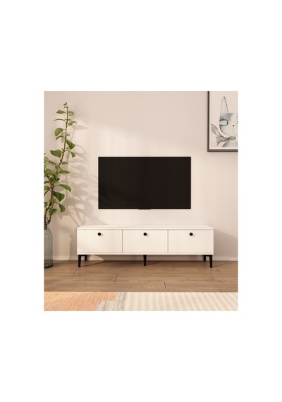 Milani 150 Cm Tv Ünitesi Tv Sehpası Beyaz - Beyaz Beyaz-beyaz