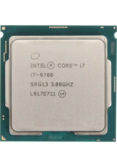 Intel Core i7-9700 3 GHz LGA1151 12 MB Cache 65 W İşlemci Tray