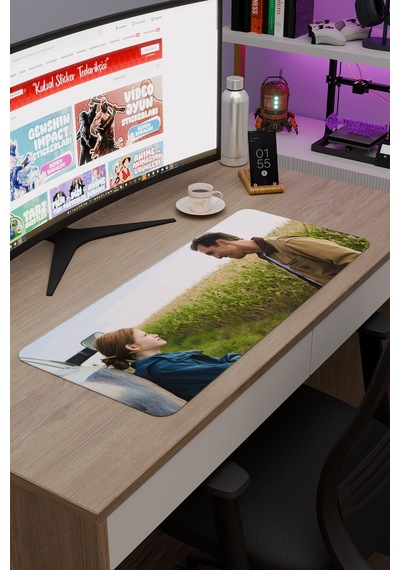 Interstellar Yıldızlararası Nolan V2 70x30 Xl Gaming Kauçuk Kaymaz Taban Mouse Pad Fare Altlığı