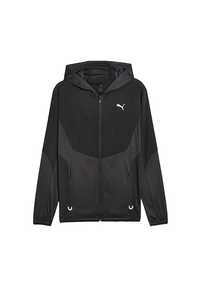 Puma Puma Flex Fabric Mix Jacket Erkek Siyah Koşu Ceketi 28605 Siyah