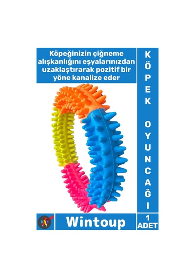 Köpekoyuncağı Diş Kaşıma Temizleyici Top Eğitici Dayanıklı Kauçuk İnteraktif Köpek Isırma Oyuncağı