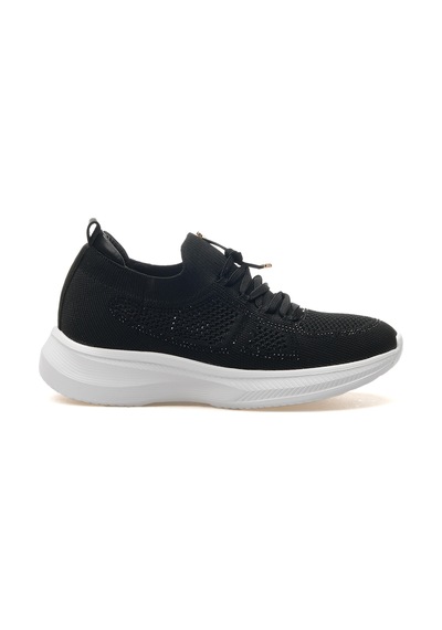Guja Kadın Taş Detaylı Sneaker Günlük Ayakkabı 25y 25y308 Z Siyah Siyah