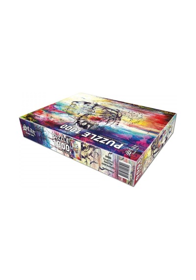 Star Puzzle 1000 Parça Kelebek Düşü Puzzle