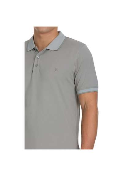Hatemoğlu Haki Regular Fit 100% Pamuklu Polo Yaka Tişört 1999775 Haki-02