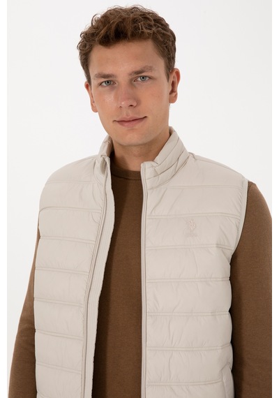 U.s. Polo Assn. Erkek Taş Yelek Dokuma 50310039-vr049 Tas
