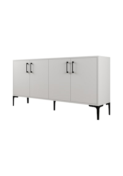 Kiev 160cm Konsol - Beyaz / Beyaz