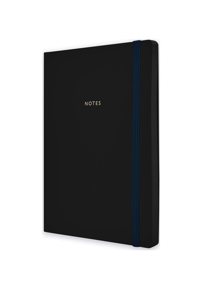 A5 Ciltli Colourblock Uno - Carbon Black Çok Renkli