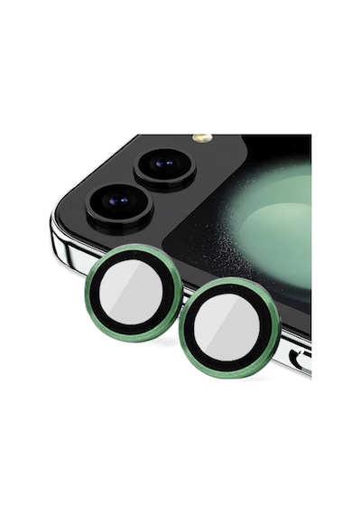 Galaxy Z Flip 5 Valdez Metal Kamera Lens - Koyu Yeşil