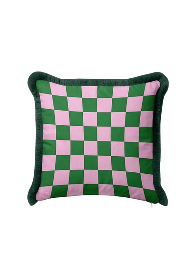 Damalı Retro Geometrik Pembe Saçaklı Yastık Kılıfı - Optik Bohem Yeşil Siyah Püsküllü Kırlent Kılıfı Derin Esinti Opal Damalı Retro Geometrik Pembe Saçaklı Yastık Kılıfı - Optik Bohem Yeşil Siyah Püsküllü Kırlent Kılıfı Derin Esinti Opal