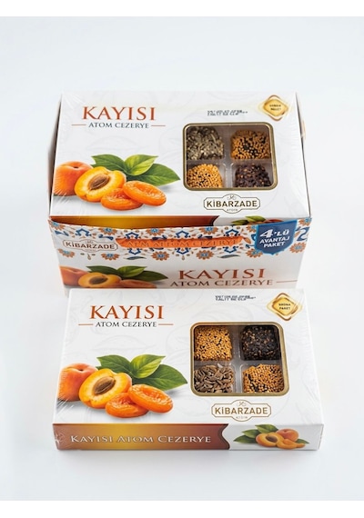 Kayısı Atom Cezerye 4'lü Çanta 125 Gr X 4