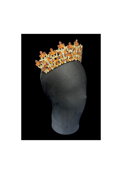 Golden Night Crown-gelin,kına,nişan,söz,after,bride,party Taç Turuncu - 889679471 Turuncu