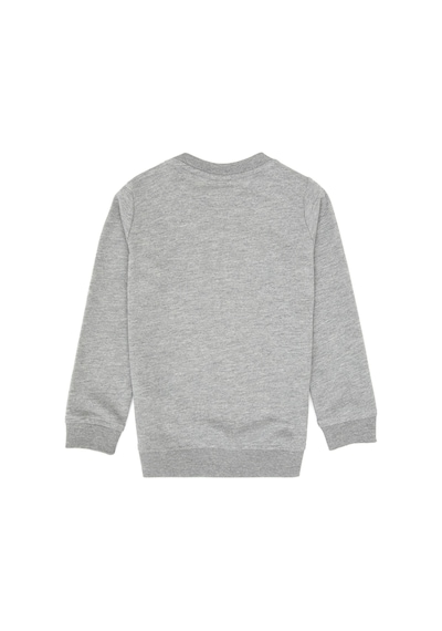 U.S. Polo Assn. Erkek Çocuk Gri Melanj Basic Bisiklet Yaka Sweatshirt 50307801-VR086