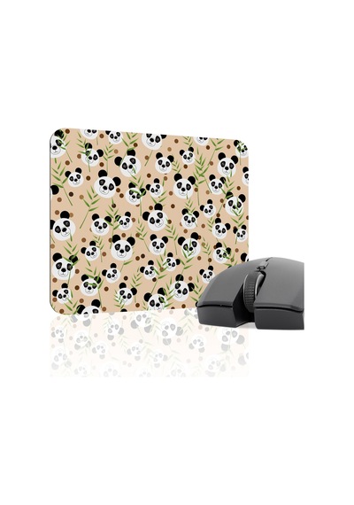 Panda Kaymaz Dikişli Kauçuk Oyuncu Mousepad V5 - 22x18 Gaming Mouse Pad Fare Altlığı