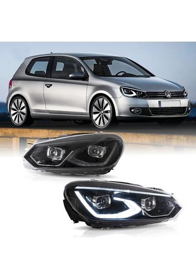 Autogp Vw Golf 6 Ön Far Lambası 8,5 Dizayn Led 2009 / 2013