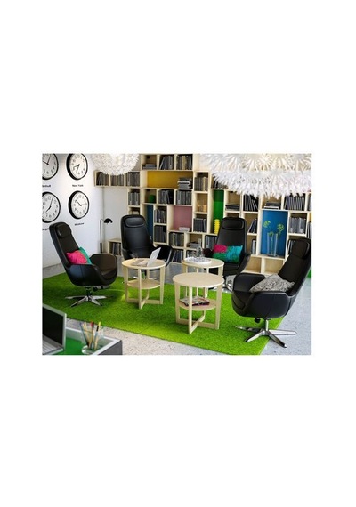 Ikea Bravur Duvar Saati 59 X 8 Cm Beyaz - Siyah