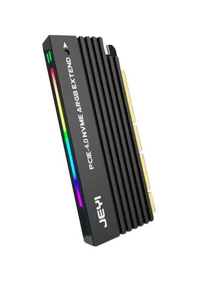 Jeyı Faıth One Argb M.2 Nvme M-key To Pcıe 4.0 X4 X8 X16 Dönüştürücü Çevirici Adaptör Kart