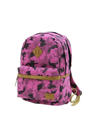 Cambridge Polo Club Kamuflaj Desen Sırt Çantası Plcan1763 Pembe