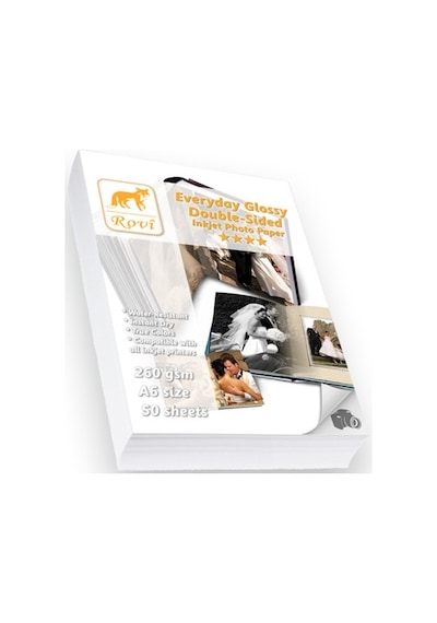 Rovi Everyday Parlak Çift Taraflı Fotoğraf Kağıdı 260Gsm 50Yp A6