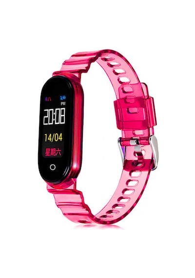 Xiaomi Mi Band 5 Krd-27 Uyumlu Nrtk Kordon-pembe
