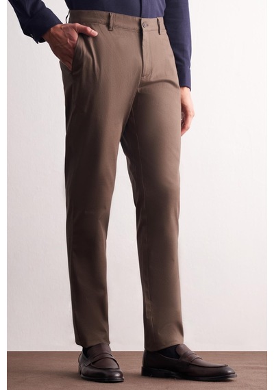İmza Kahverengi Yan Cep Düz Paça Pamuklu Comfort Fit Chino Casual Pantolon 1003255167 Kahverengi İmza Kahverengi Yan Cep Düz Paça Pamuklu Comfort Fit Chino Casual Pantolon 1003255167 Kahverengi