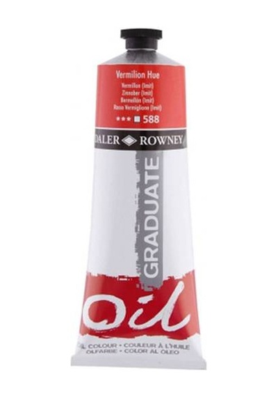 Daler Rowney Graduate Yağlı Boya 200 ML 588 Vermilion Hue