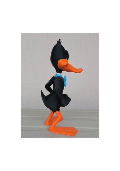 Kızgın Duffy Duck Figür 20cm-3d Baskı-kolleksiyonluk Biblo