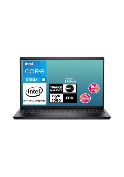 Dell Vostro 3530 N3409PVNB3530UZİ700 i5-1334U 16 GB 512 GB SSD 15.6" Dos Dizüstü Bilgisayar