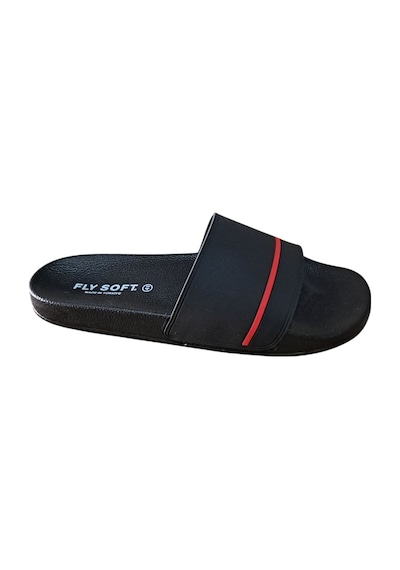 Fly Soft S263.050 Erkek Havuz Ve Günlük Yazlık Terlik Siyah / Kırmızı Siyah