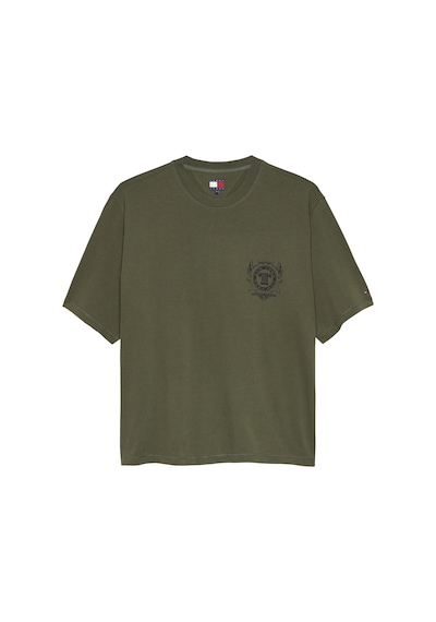 Tommy Hilfiger Tjm 90s Bılls Ss Tee Erkek Yeşil T-shirt - Dm0dm22332